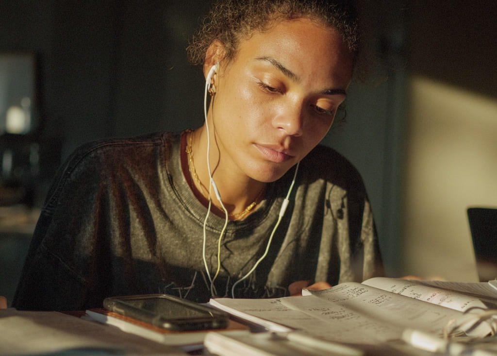 Study guide, flashcards and audio product mockup